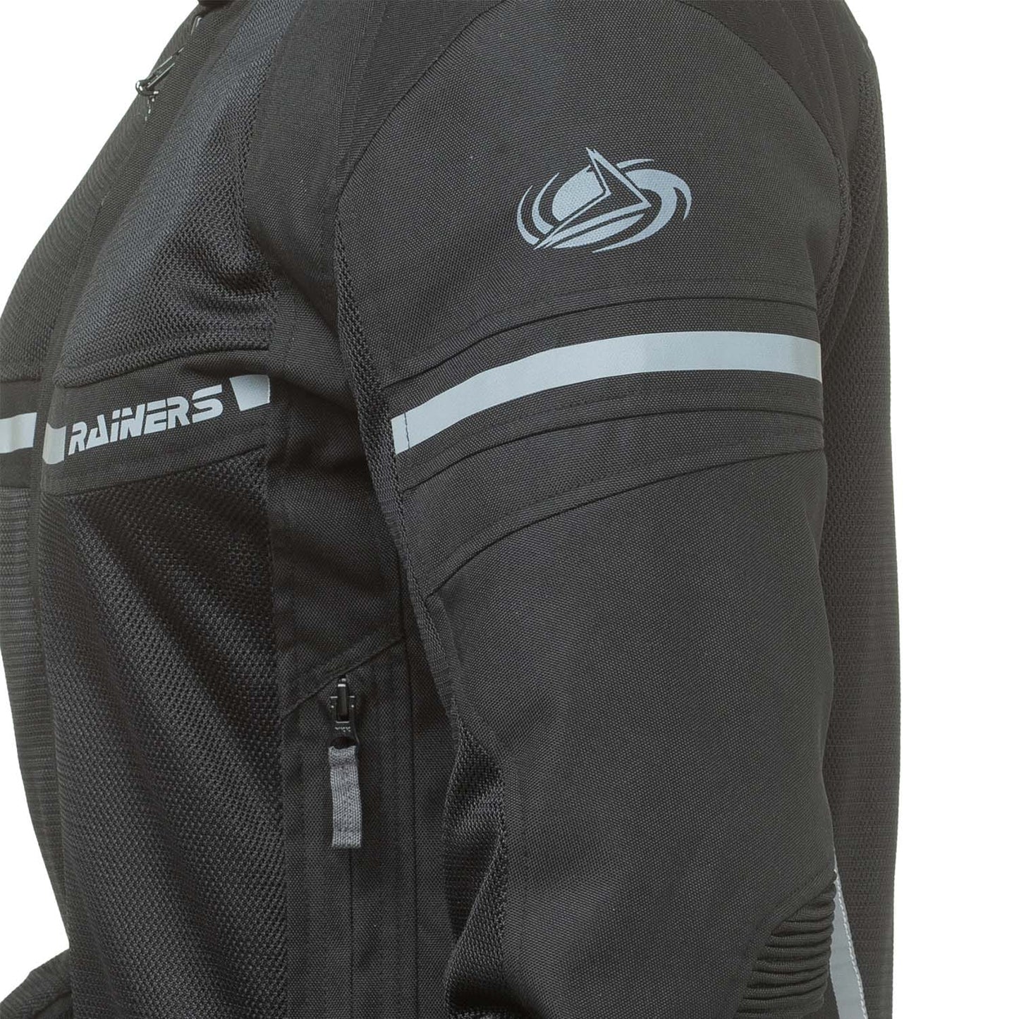 Chaqueta Moto Verano Cordura Mujer Rainers Danna Negra - URA Moto