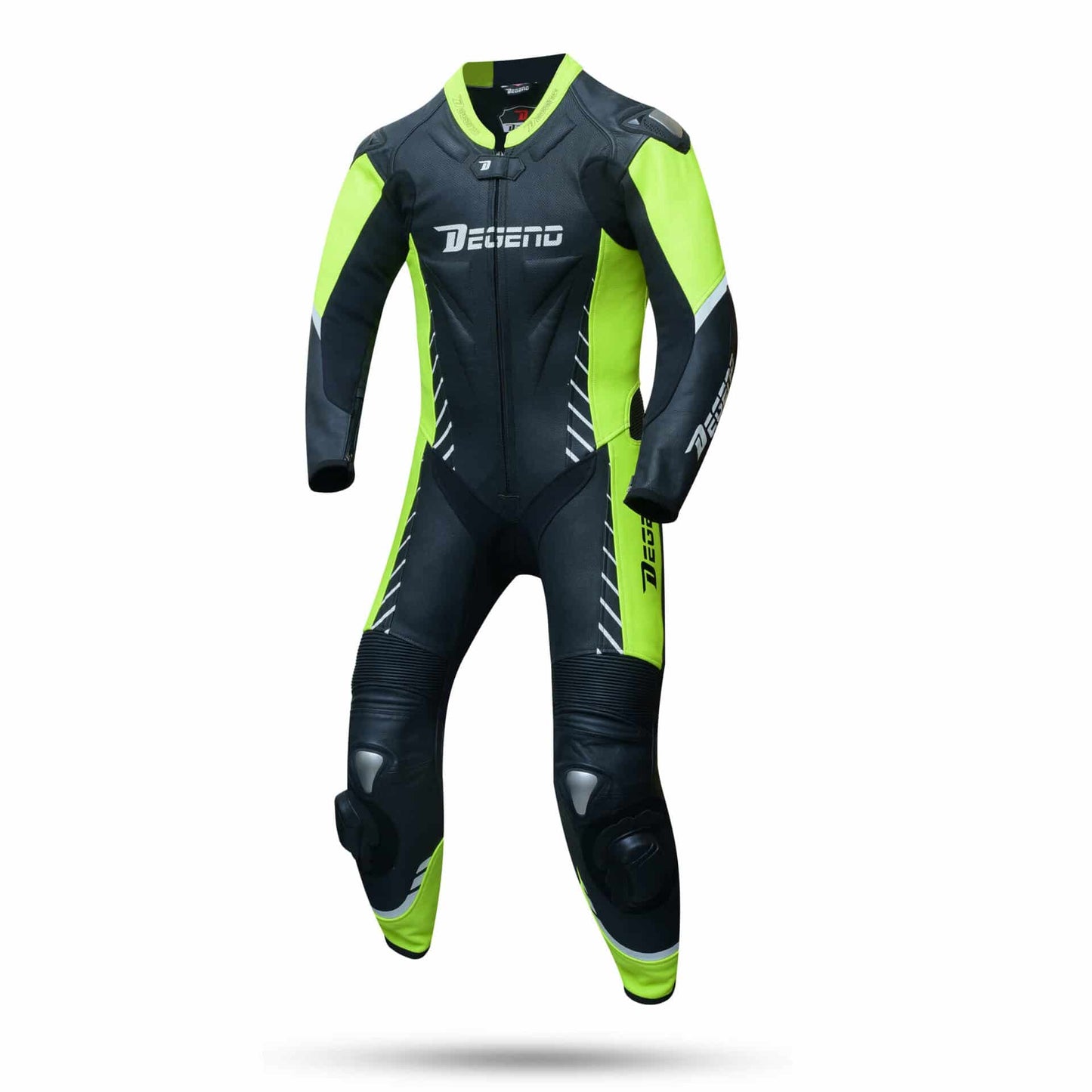 Mono Moto Degend Grace 1-PC Negro-Fluor-Blanco - URA Moto
