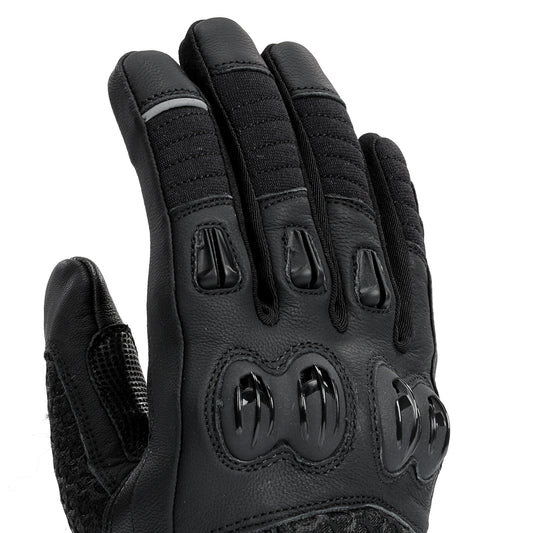 Guantes Moto Verano Rainers Delia Negro