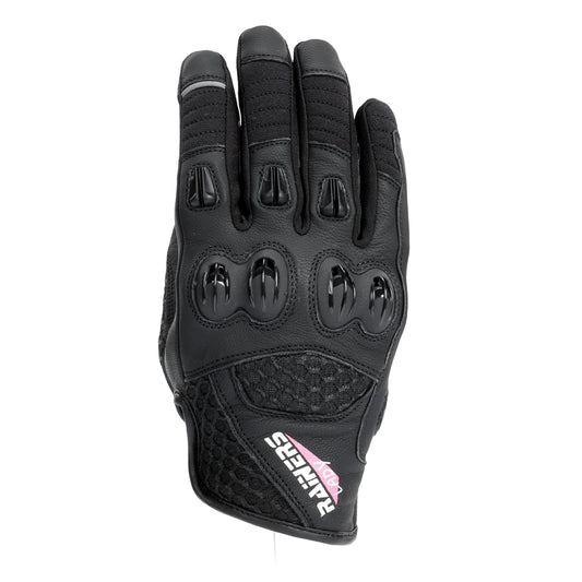 Guantes Moto Verano Rainers Delia Negro