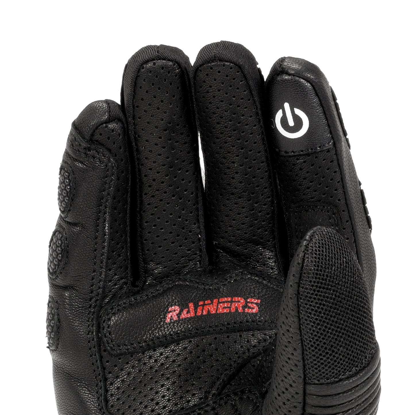 Guantes Moto Verano Rainers Dinamiko Negros - URA Moto