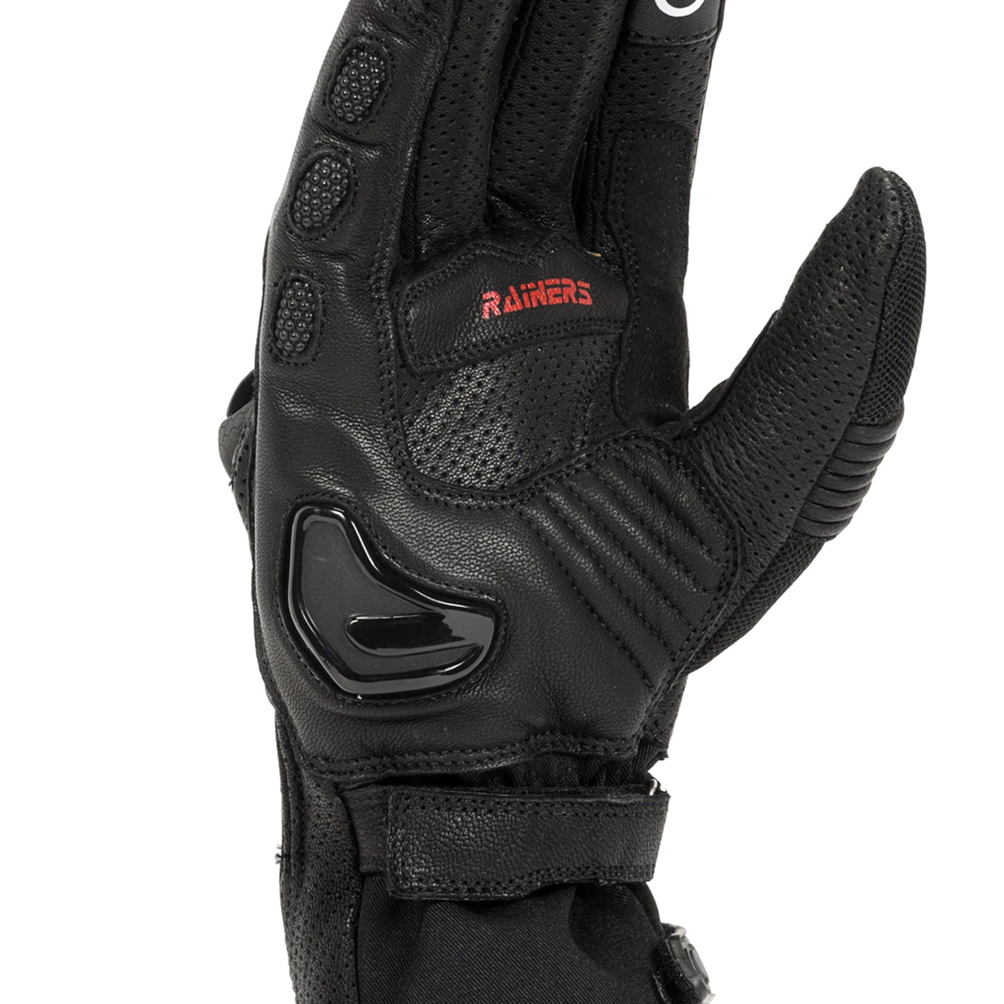 Guantes Moto Verano Rainers Dinamiko Negros - URA Moto