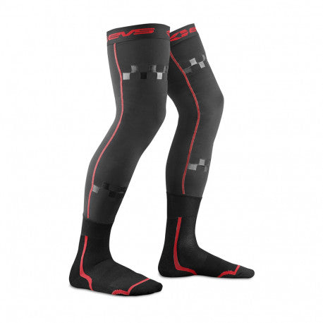 Calcetines moto EVS Fusion Combo Negro-Rojo - URA Moto