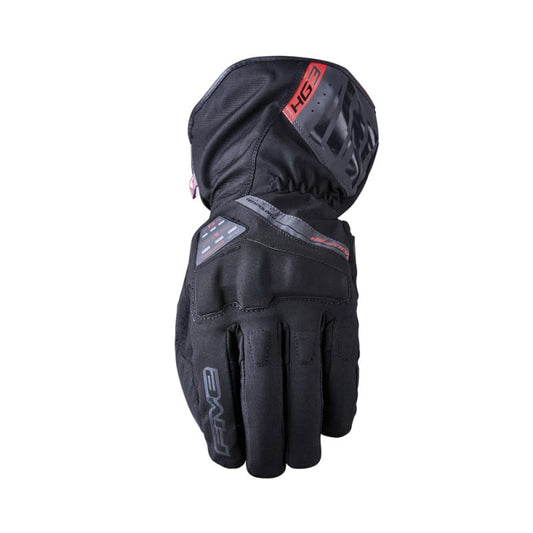 Guantes Moto Calefactables FIVE HG3 EVO WP Negro - URA Moto