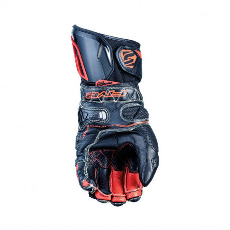 Guantes Five RFX Race V2 Negro Rojo Pista - URA Moto