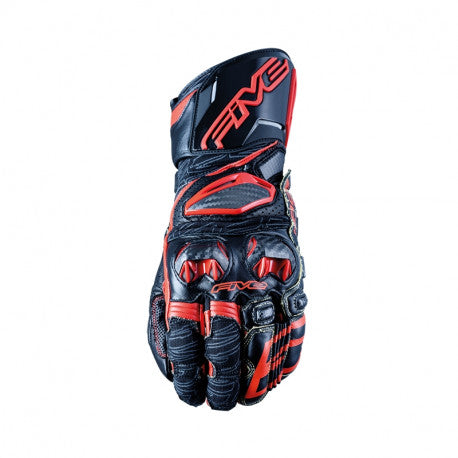 Guantes Five RFX Race V2 Negro Rojo Pista