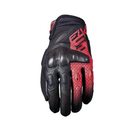 GUANTES FIVE RSC EVO NEGRO / ROJO - URA Moto