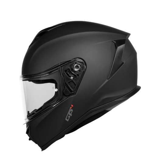 Casco CMS GP4 PLAIN BLACK MT - Integral Negro Mate ECE 22.06