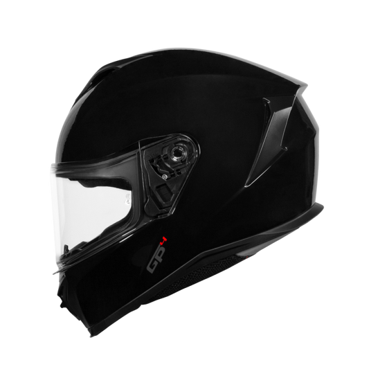 Casco CMS GP4 PLAIN BLACK - Integral Negro Brillante ECE 22.06