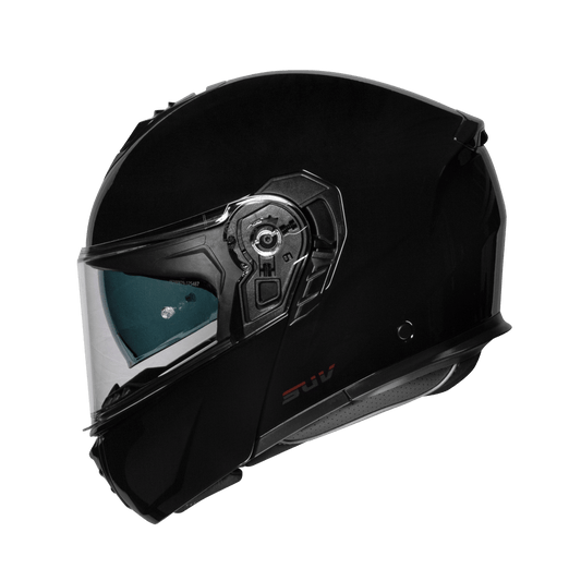Casco moto Modular CMS SUV Plain Black - URA Moto