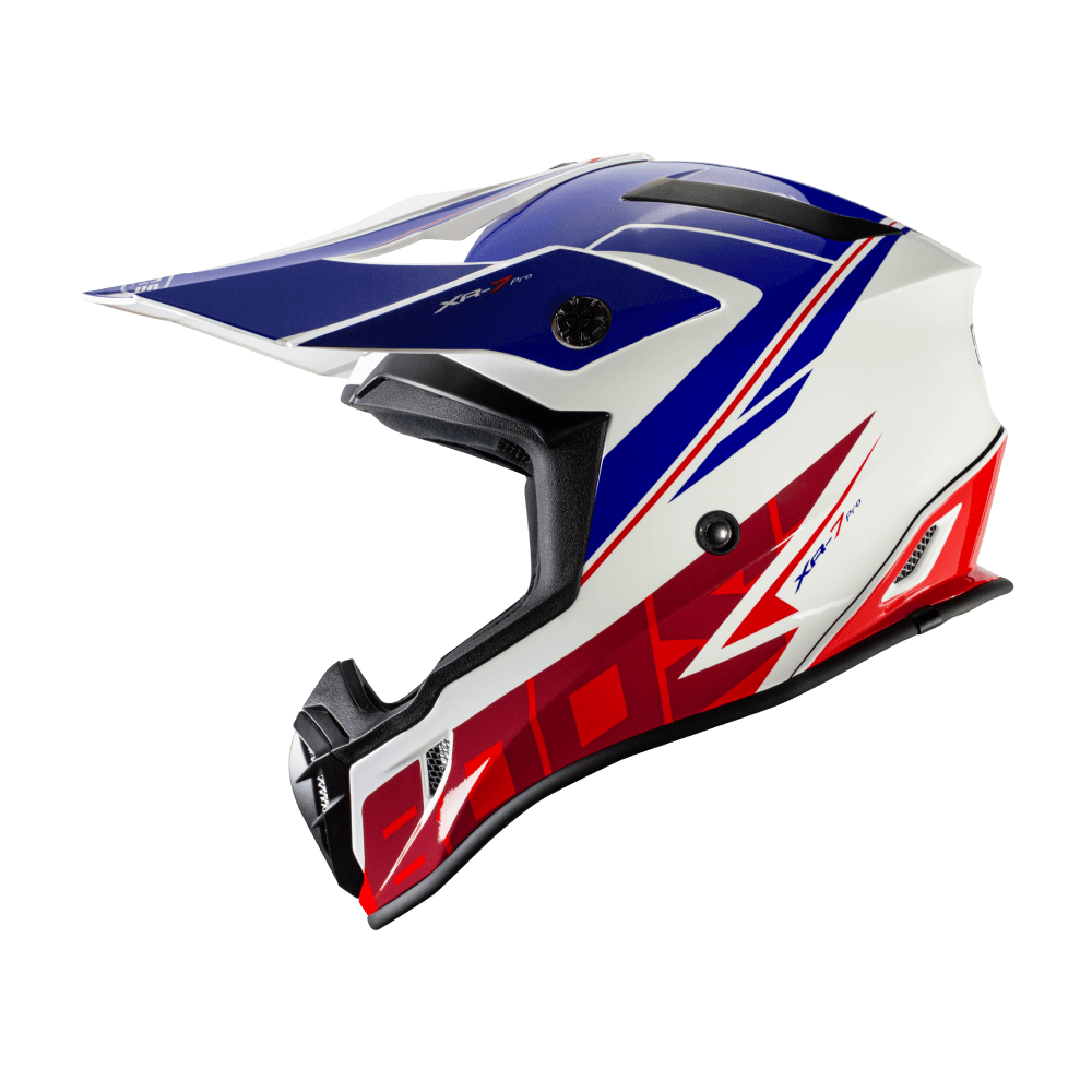 Casco moto Cross CMS XR-7 PRO BOOST Tricolor - URA Moto
