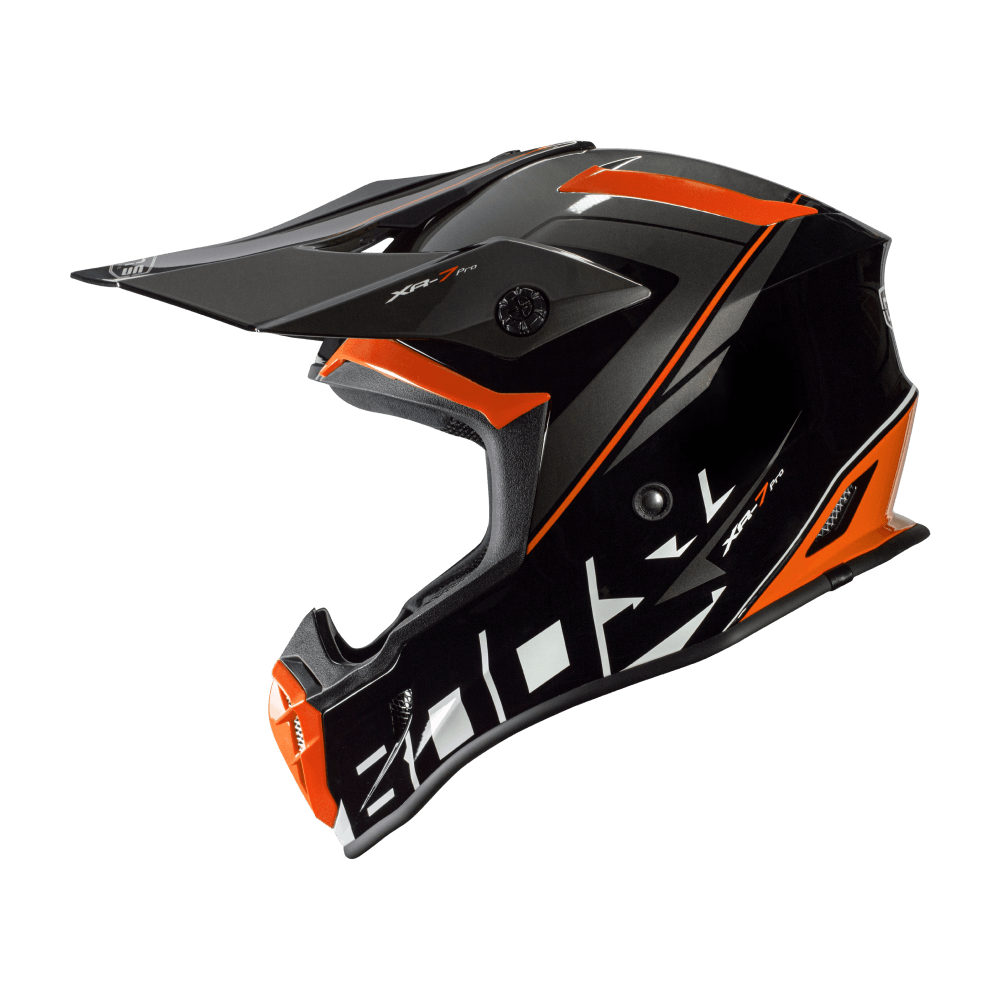 Casco moto Cross CMS XR-7 PRO BOOST Orange - URA Moto
