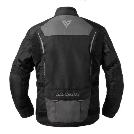 Chaqueta Moto Invictus Aquiles 2.0 Negra Unisex - Cordura Bicapa - URA Moto