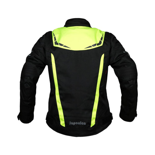 Chaqueta Moto Invictus Mujer Diana Black-Fluo - URA Moto