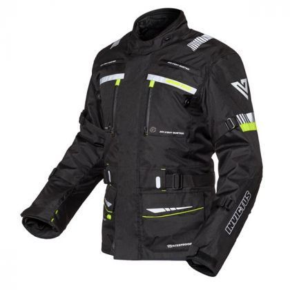 Chaqueta Moto Invictus Tricapa Heracles Negra/Fluor - URA Moto