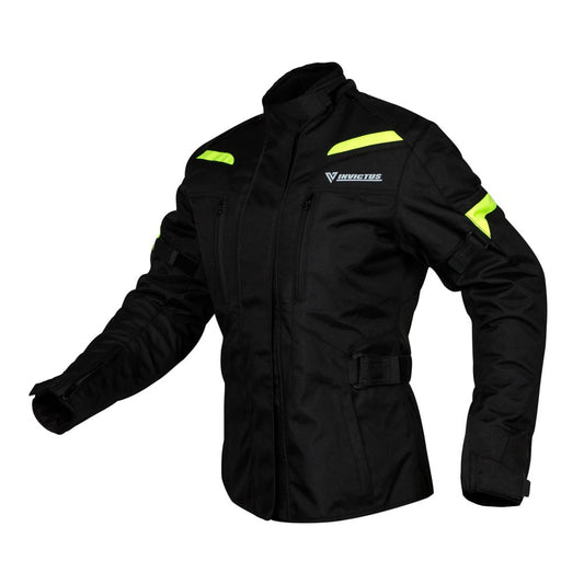 Chaqueta Moto Invictus Tres Cuartos Mujer Lagertha Fluo - URA Moto