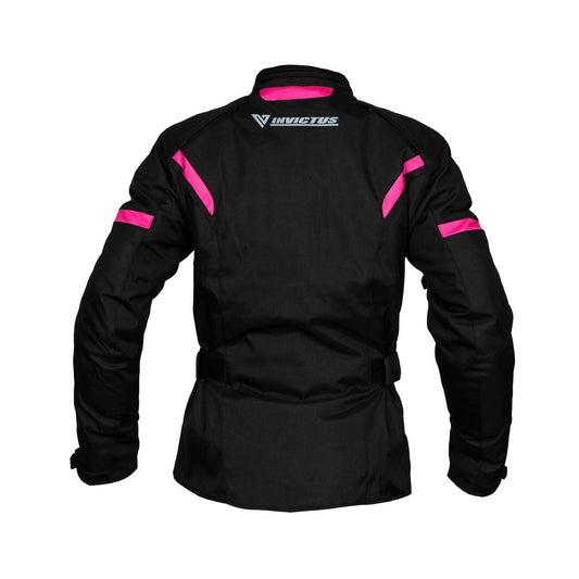 Chaqueta Moto Invictus Tres Cuartos Mujer Lagertha Violeta - URA Moto