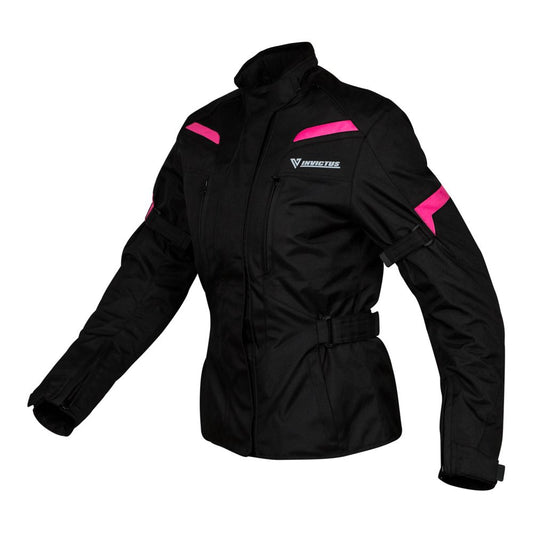 Chaqueta Moto Invictus Tres Cuartos Mujer Lagertha Violeta - URA Moto