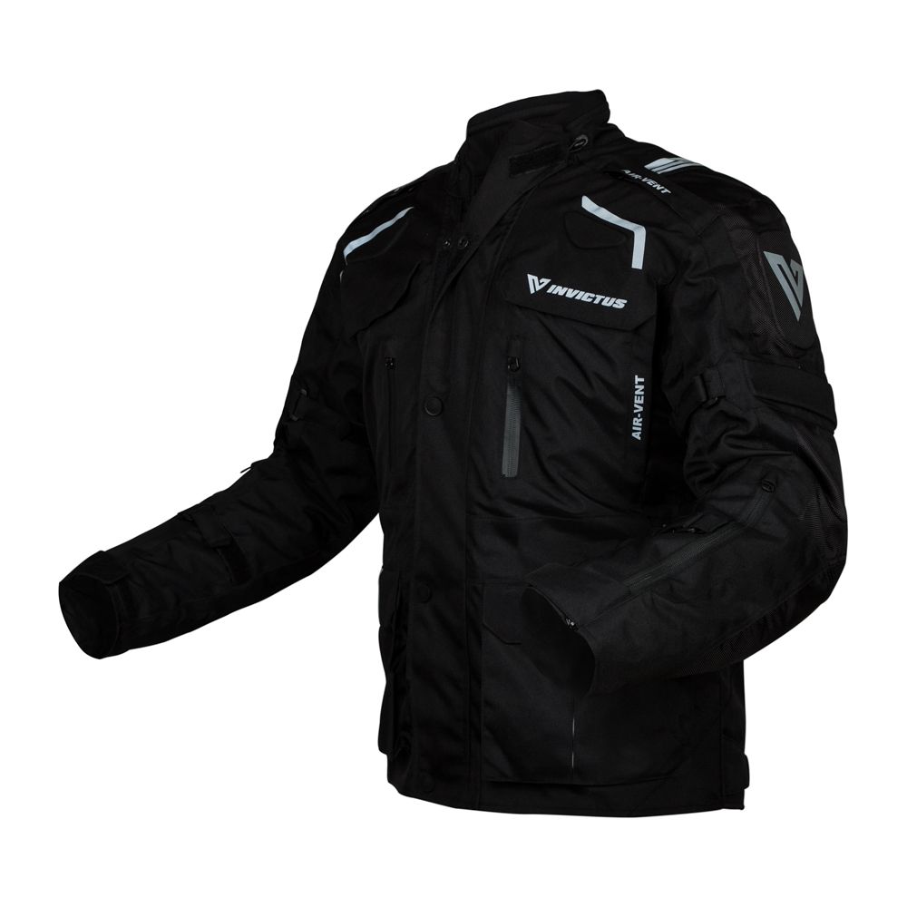 Chaqueta Moto Invictus Tres Cuartos Ragnar Gris - URA Moto