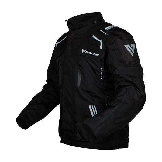 Chaqueta Moto Invictus Tres Cuartos Ragnar Gris - URA Moto