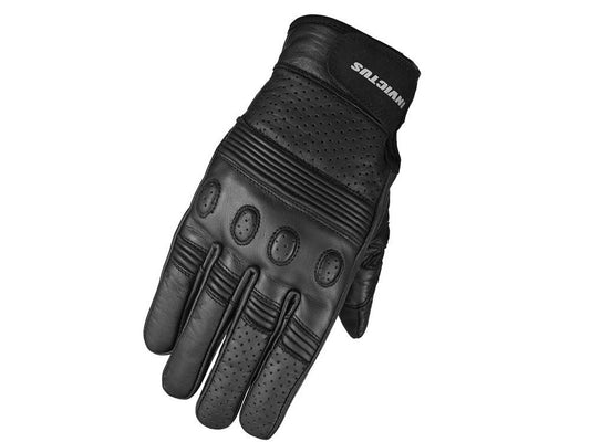 Guantes Moto Invictus de Cuero Perforado El Rebelde - URA Moto