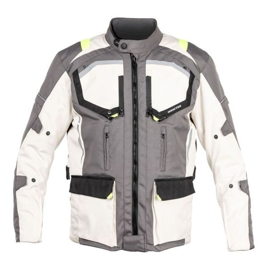 Chaqueta Tricapa Invictus Tulkas Gris Unisex - Touring Todo Tiempo - URA Moto