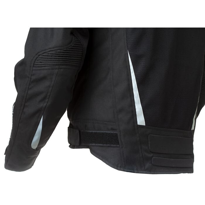 Chaqueta Moto Verano Cordura Rainers Jerez Negra - URA Moto
