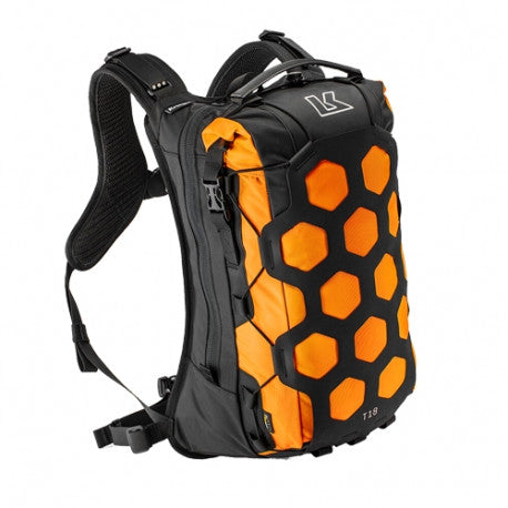Mochila Kriega Trail 18 Adventure Backpack Naranja Fluor - URA Moto