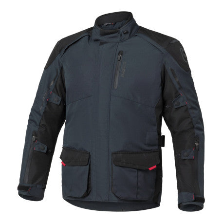 Levior Gaman 2 WP Azul/Negro Chaqueta Moto Hombre 4 Estaciones CE AA