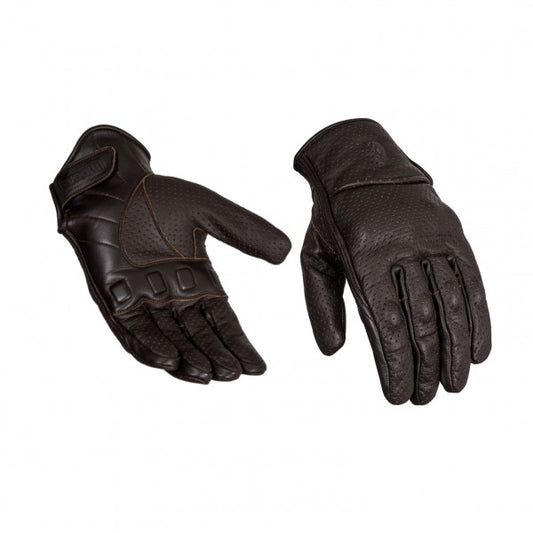 Guante Moto Moore Sport Leather Marron - URA Moto