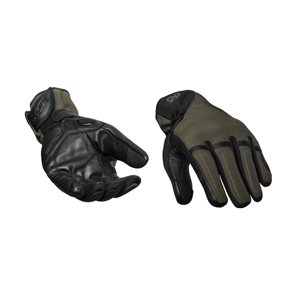 Guante Moto Moore Latitude Ceniza y Negro - URA Moto