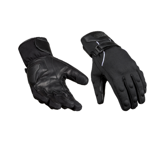 Guante Moto Moore Mujer Rea Negro/Gris - URA Moto