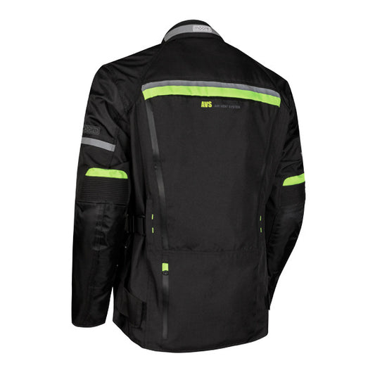 Chaqueta Cordura Moto Moore Okami Pro Negro y Fluo - URA Moto