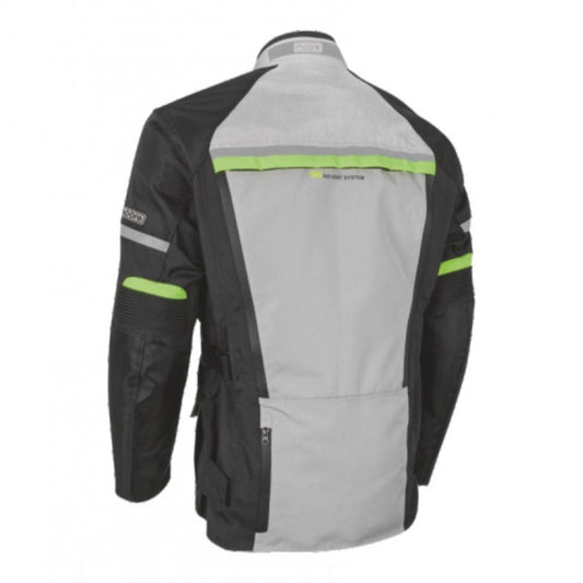 Chaqueta Cordura Moto Moore Okami Pro Gris y Negro - URA Moto