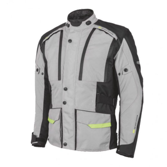 Chaqueta Cordura Moto Moore Okami Pro Gris y Negro - URA Moto