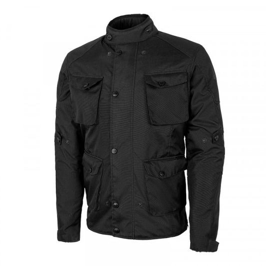 Chaqueta Cordura Moto Moore Travel Pro Negra - URA Moto