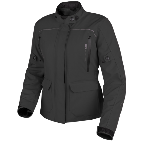 Chaqueta Cordura Moto Moore Latitude Mujer Negro - URA Moto