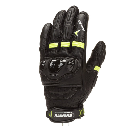 Guantes Moto Verano Rainers Road Fluor - URA Moto