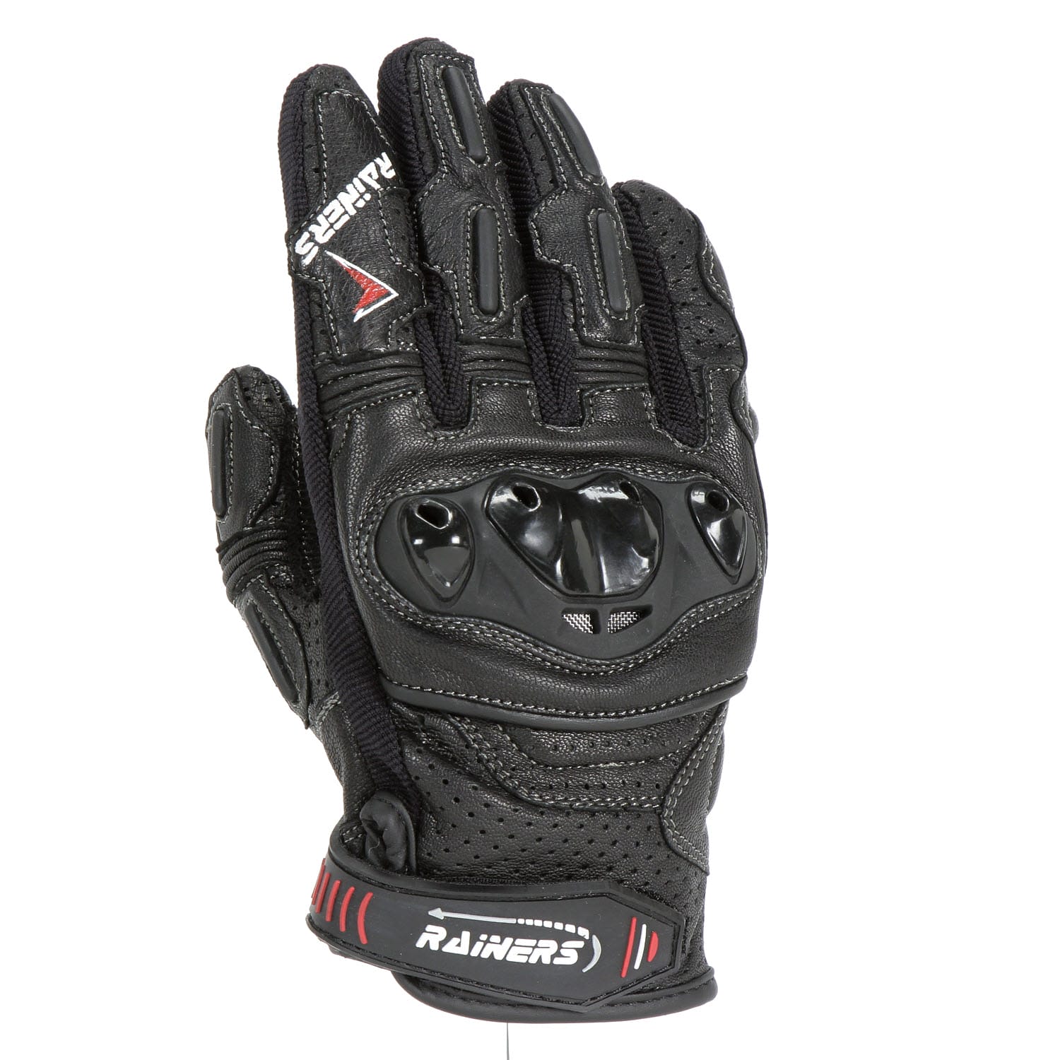Guantes Moto Verano Rainers Road Negro| URA Moto - Main Image