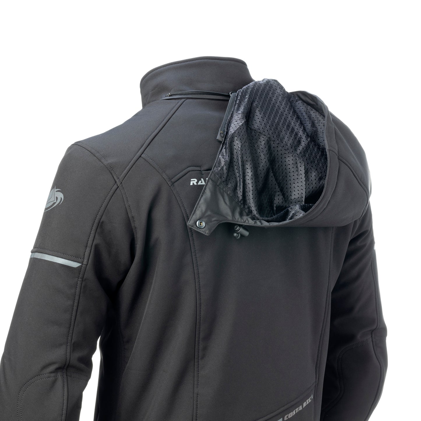 Chaqueta Softshell Invierno Moto Rainers Rover Negra