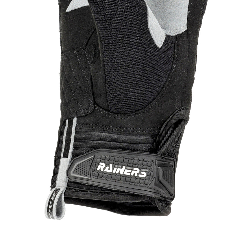 Guantes Moto Verano Rainers Solar Negro - URA Moto