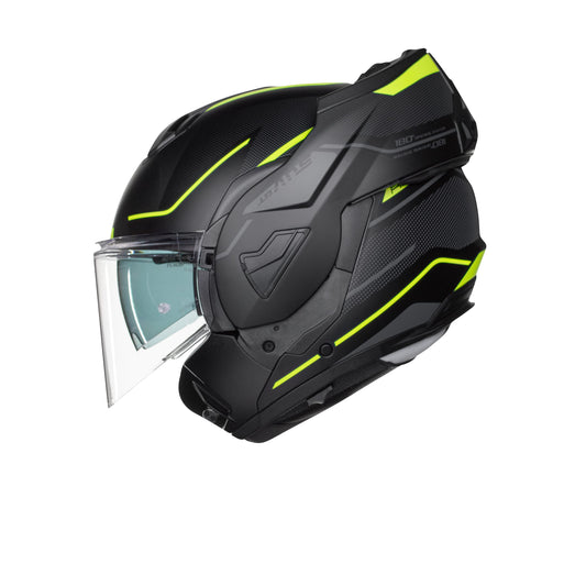 Casco Modular CMS SUV GT TOURING PRO YELLOW REFLEX MT – Abatible de Alta Visibilidad, Visor Solar y Homologación ECE 22.06