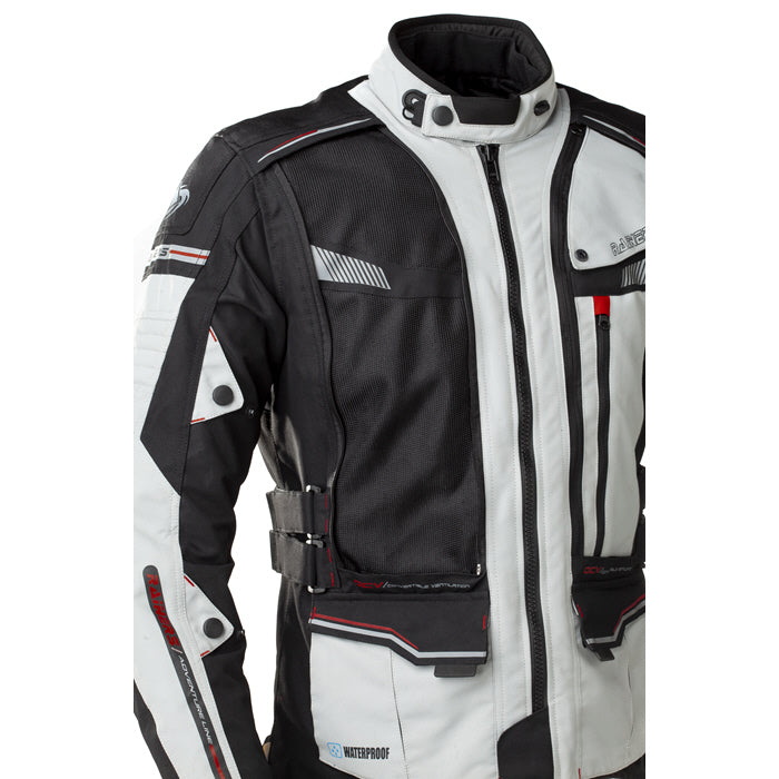 Chaqueta Moto 4 Estaciones Adventure TRIVOR Gris CE Nivel A Rainers
