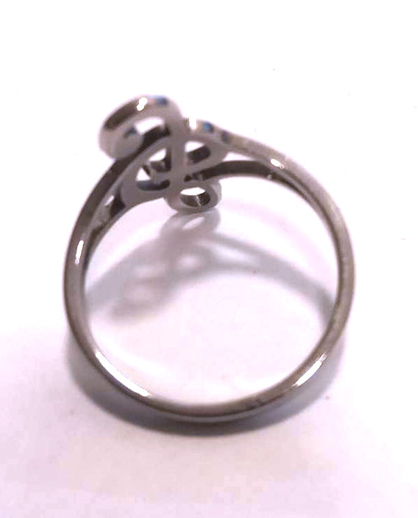 Anillo Acero Nota Musical - URA Moto