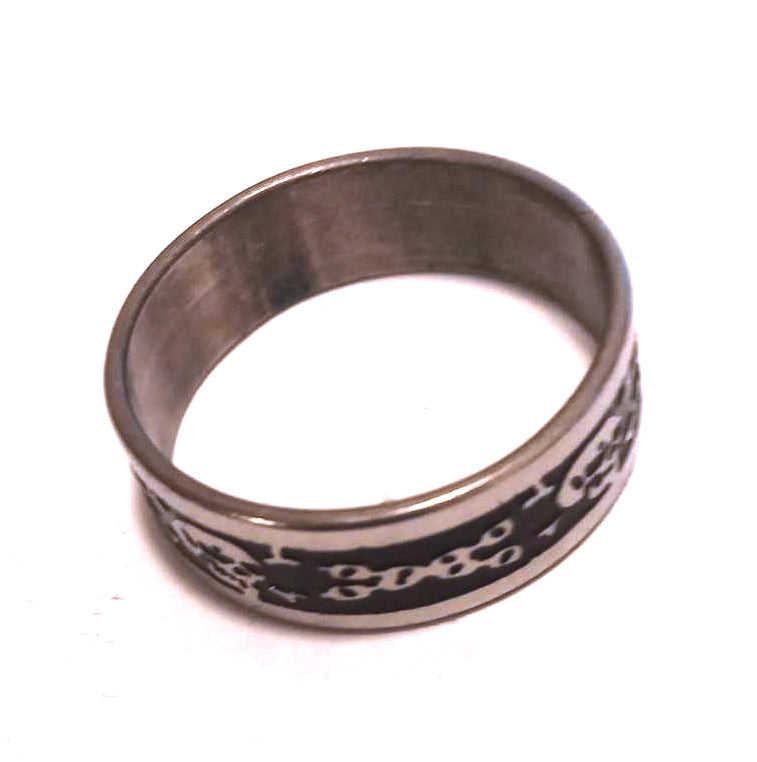 Anillo Acero Cenefa Calaveras Piratas - URA Moto