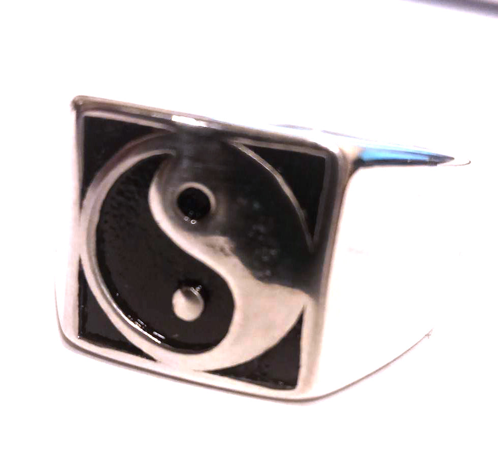 Anillo Acero Yin-Yang - URA Moto