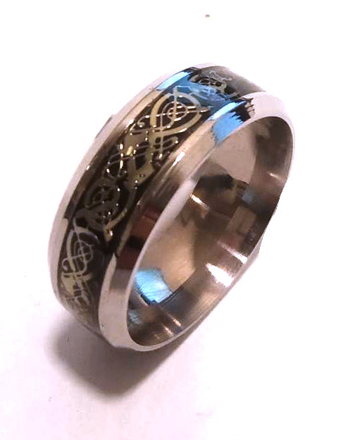 Anillo Acero Alianza Cenefa Dragón - URA Moto