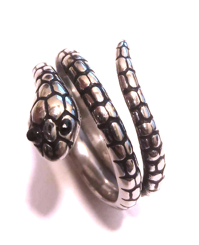 Anillo Acero Serpiente - URA Moto