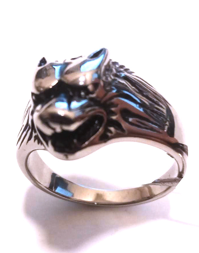 Anillo Acero Lobo pequeño - URA Moto