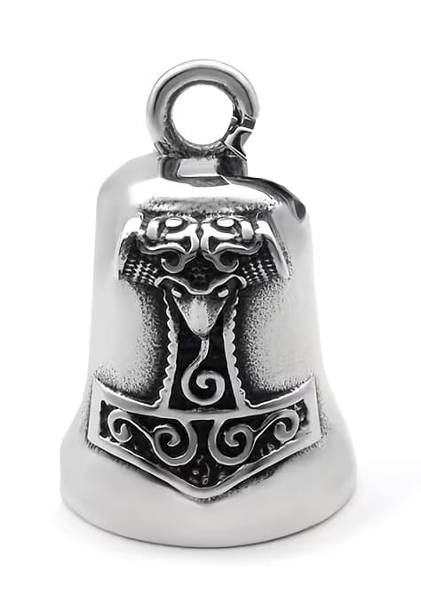 Campana Motera Martillo de Thor - Amuleto de Protección Mjolnir